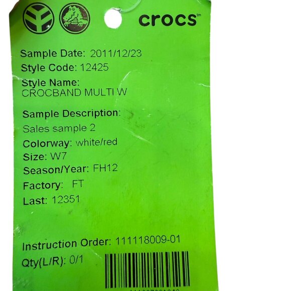 Crocs Crocband Boots Womens 7 Insulated Waterproof Sample NWT - Picture 7 of 7